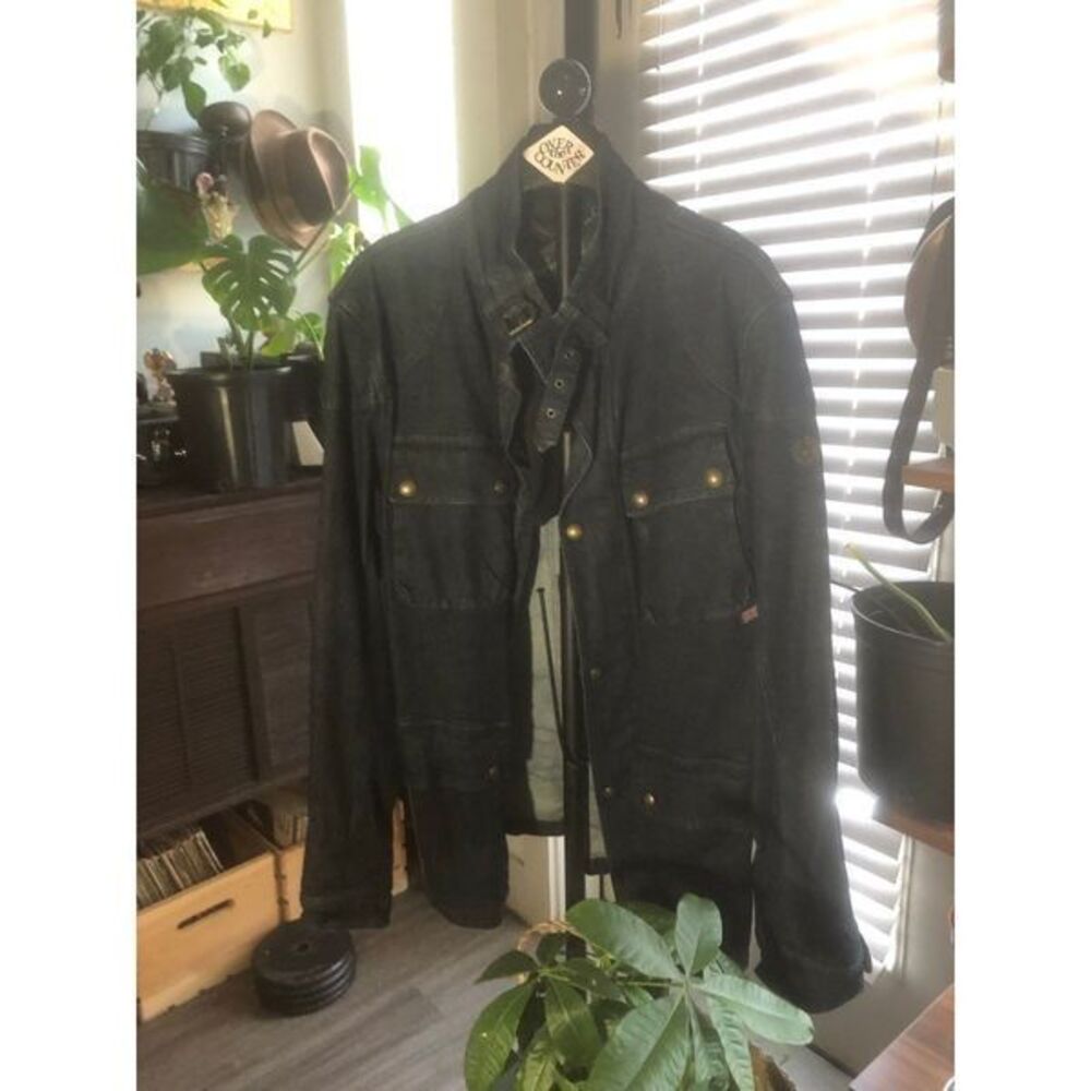 Belstaff Wax Trialmaster navy blue  size 40